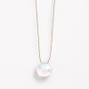 Wanderlust Life Fine Cord Necklace - Rainbow Moonstone