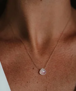 Wanderlust Life Fine Cord Necklace - Rainbow Moonstone