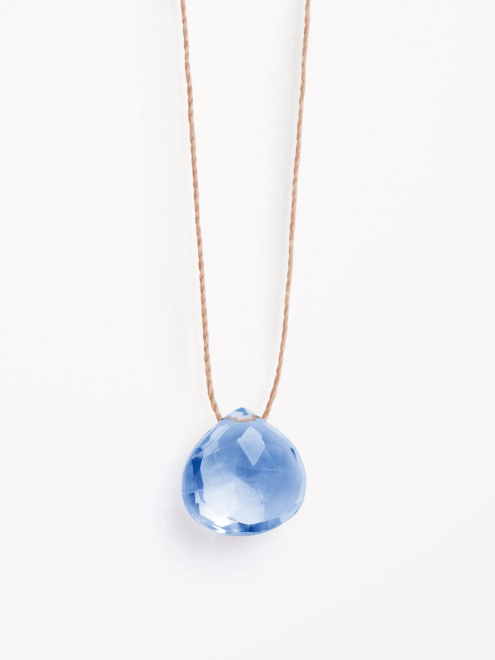 Wanderlust Life Fine Cord Necklace - California Blue Quartz