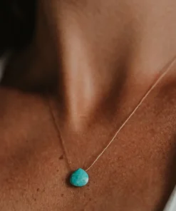 Wanderlust Life Fine Cord Necklace - Turquoise