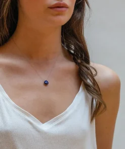 Wanderlust Life Fine Cord Necklace - Lapis Lazuli