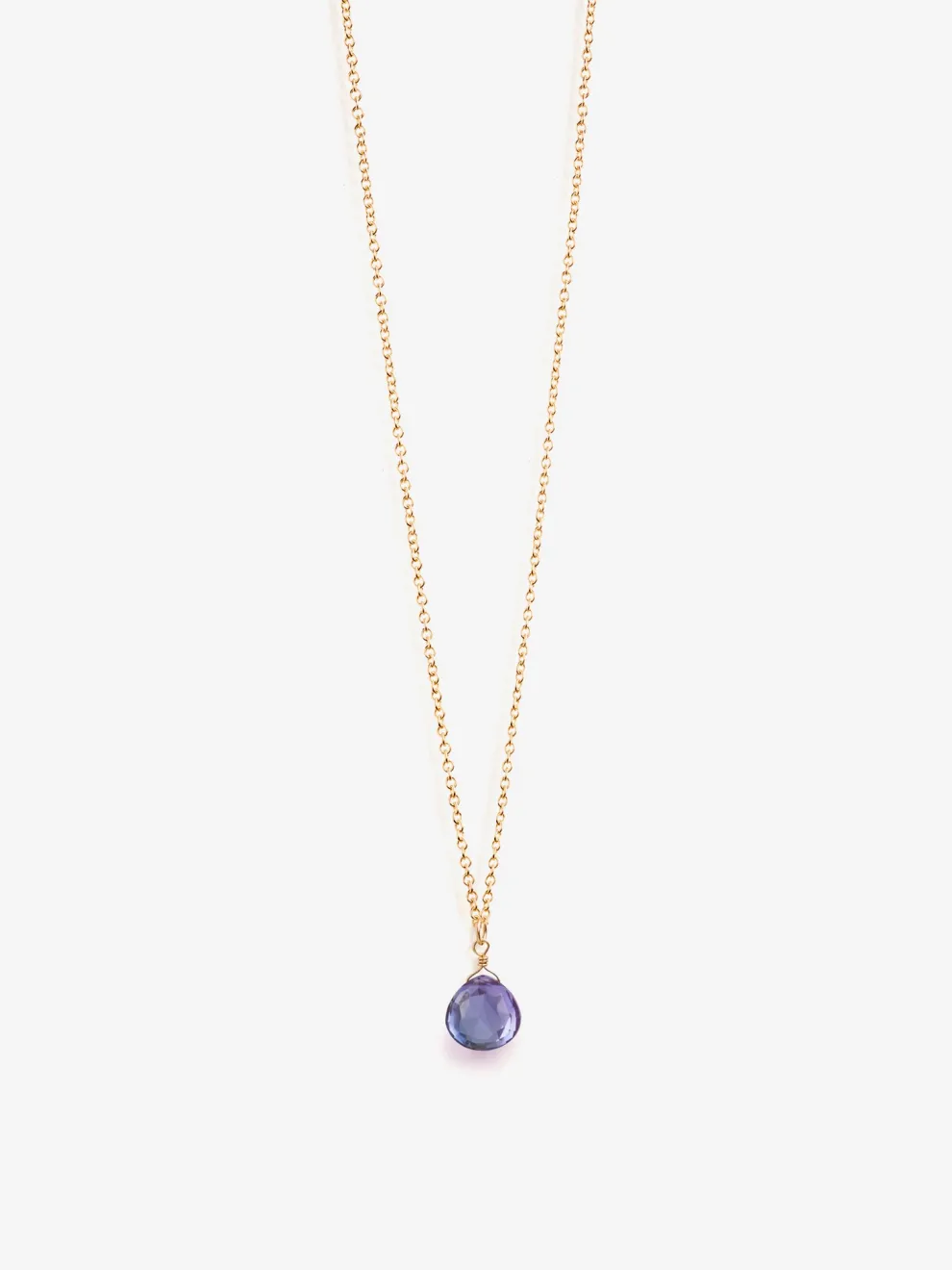 Wanderlust Life Gold Chain Pendant Necklace - Alexandrite Quartz