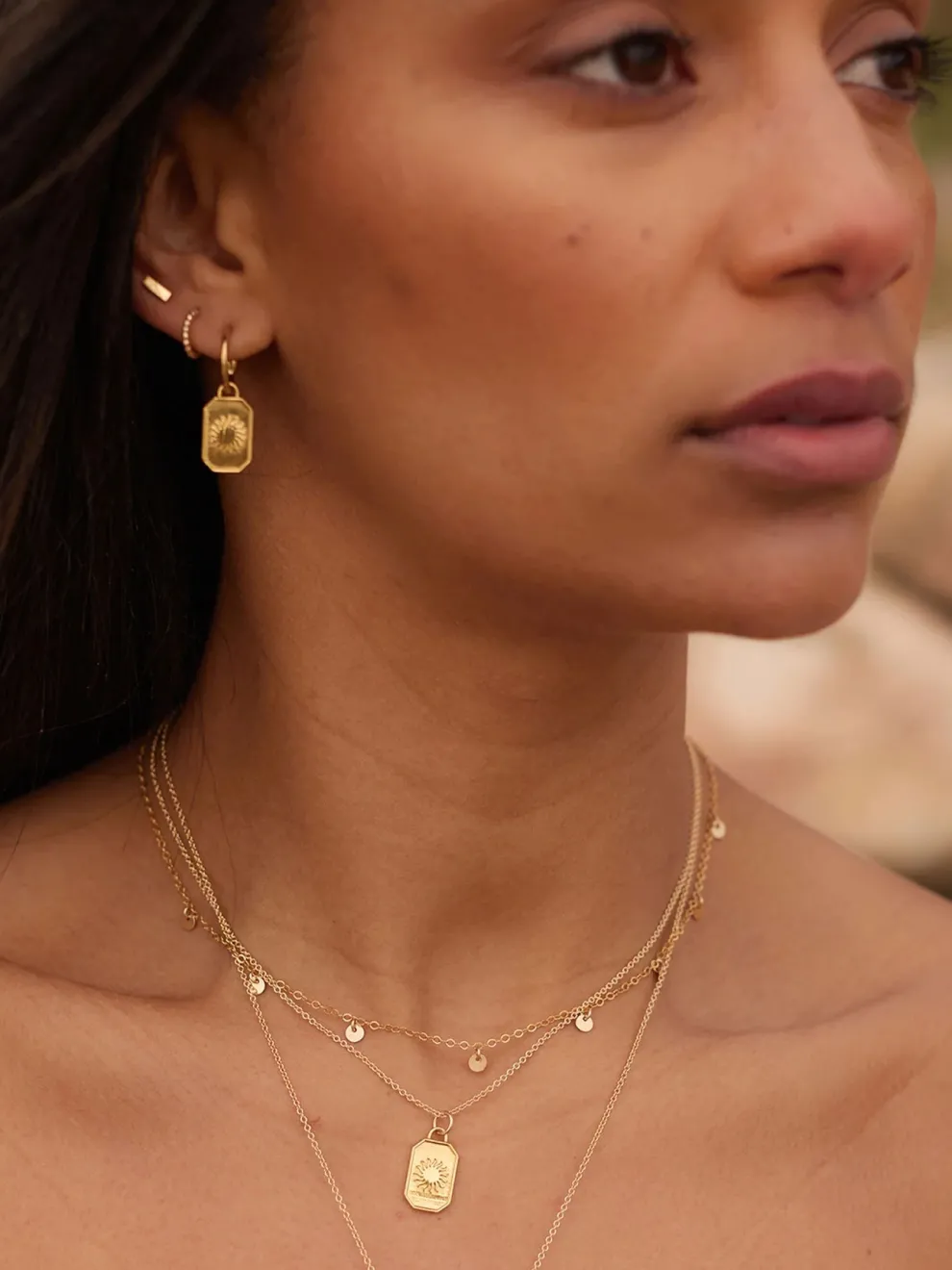 Wanderlust Life Gold Chain Pendant Necklace - Ignis