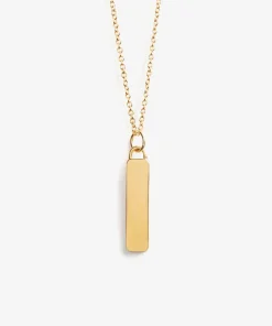 Wanderlust Life Gold Chain Pendant Necklace - Aqua