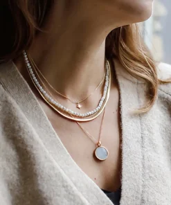 Wanderlust Life Gold Chain Pendant Necklace - Petite Nova