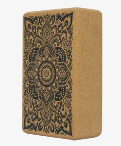 Yoga Design Lab Cork Brick - Mandala Black
