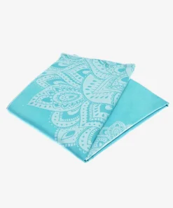Yoga Design Lab Yoga Mat Towel - Mandala Turquoise
