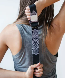 Yoga Design Lab Yoga Strap - Mandala Black