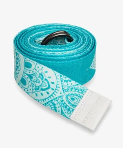 Yoga Design Lab Yoga Strap - Mandala Turquoise