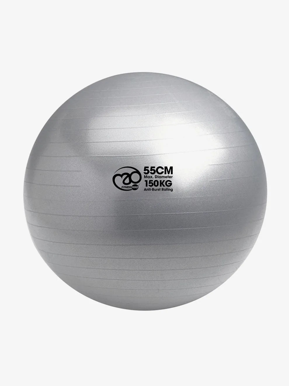 Yoga-Mad 150kg Anti-Burst Swiss Ball including pump - 55cm