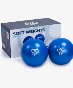 Yoga-Mad Pair of Soft Pilates Weights - 0.5kg