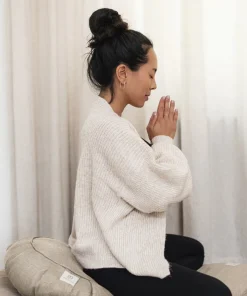 Yogamatters Hemp Buckwheat Zafu Meditation Cushion - Natural - Box of 5