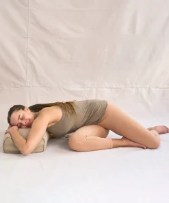 Yogamatters Hemp Rectangular Buckwheat Bolster - Natural