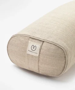Yogamatters Hemp Small Rectangular Buckwheat Bolster - Natural
