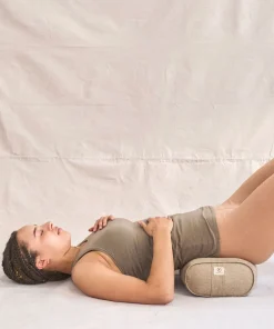 Yogamatters Hemp Small Rectangular Buckwheat Bolster - Natural