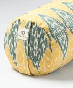 Yogamatters Ikat Round Buckwheat Bolster – Yellow