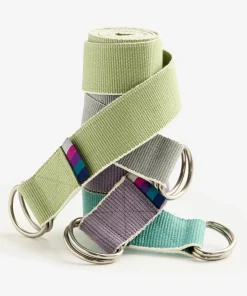 Yogamatters Organic Cotton Chambray D-ring Yoga Belt - Pack of 20