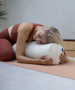 Yogamatters Organic Cotton Chambray Buckwheat Bolster