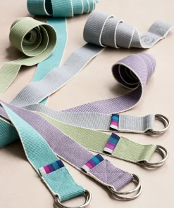 Yogamatters Organic Cotton Chambray D-ring Yoga Belt