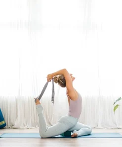 Yogamatters Organic Cotton Chambray D-ring Yoga Belt