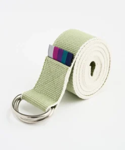 Yogamatters Organic Cotton Chambray D-ring Yoga Belt