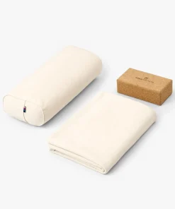 Yogamatters Organic Cotton Yoga Blanket - Natural - Box of 15