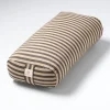 Yogamatters Rectangular Bolster - Charcoal & Taupe Stripe