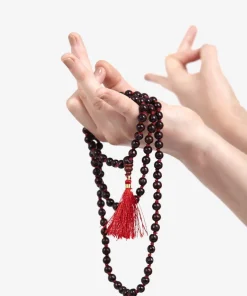 Yogamatters Rosewood Mala Beads Necklace