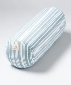 Yogamatters Round Bolster - Eucalyptus Stripe