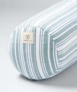 Yogamatters Round Bolster - Eucalyptus Stripe
