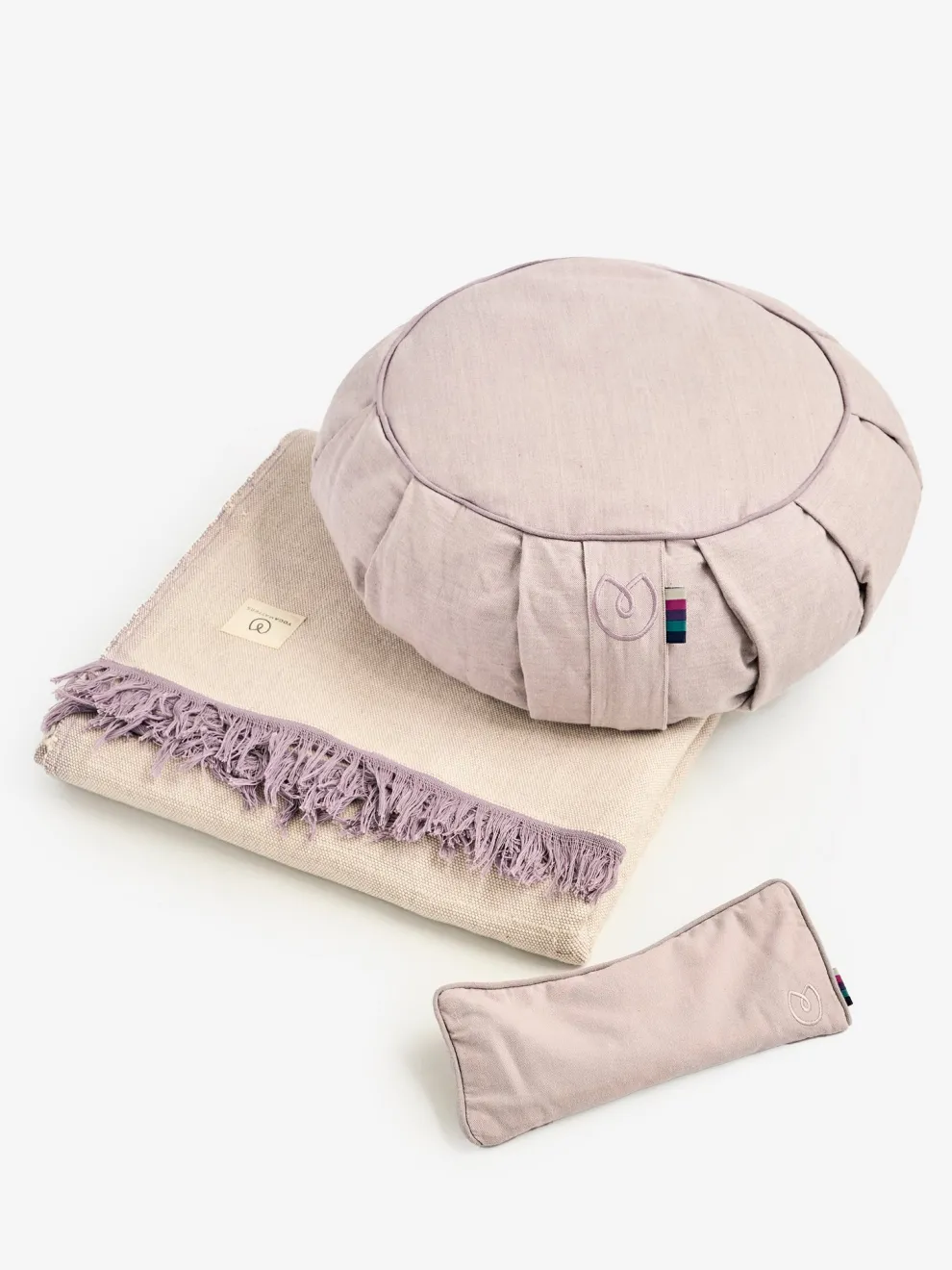 Yogamatters Zafu Meditation Cushion, Blanket & Eye Pillow Kit